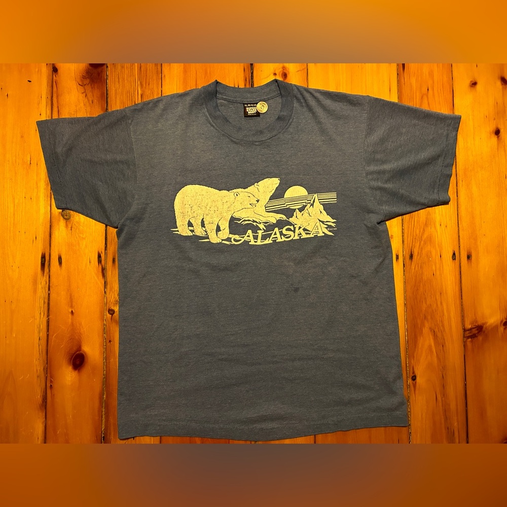 VINTAGE ALASKA BAGGY T-SHIRT XL